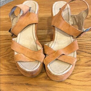 Women's Tan Sandals- kimchi blue.